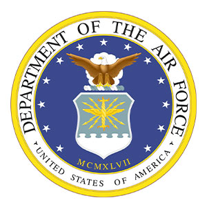 The department of the air force seal is shown.