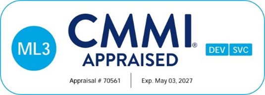 CMMI Level 3 Appraised for Dev and SVC.